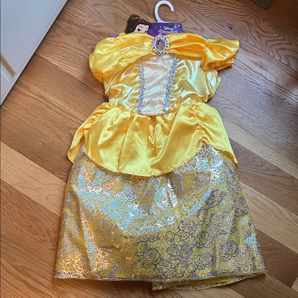 Disney Belle Costume for Kids - Shimmering Yellow and Gold